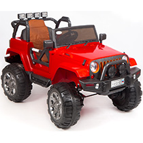 Электромобиль Barty Jeep красный Т010МР Электромобиль Barty Jeep красный Т010МР