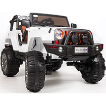 Электромобиль Barty Jeep белый Т010МР Электромобиль Barty Jeep белый Т010МР