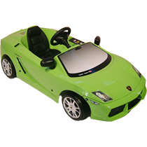 Детская педальная машина Toys Toys Lamborghini Gallardo, зеленый Детская педальная машина Toys Toys Lamborghini Gallardo, зеленый