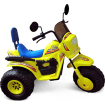 Электромобиль Super Harley CT-796, жёлтый Электромобиль Super Harley CT-796, жёлтый